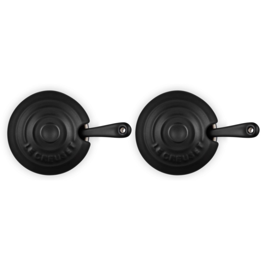 additioanl image for  Le Creuset Set of 2 Condiment Pot S/Blk. 